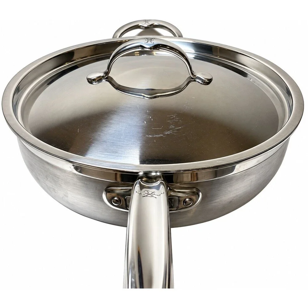 Hestan NanoBond Molecular Titanium 5 Qt Essential Pan With Lid - Made in Italy